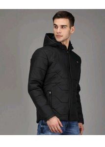 Men's Black Puffer Jacket