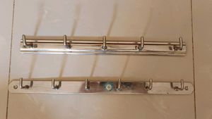 Unused Pack Of Two Steel Wall Hook Racks