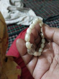 Heart Crystal Pearl Bracelet