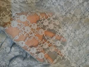 Powder Blue Lacey Top