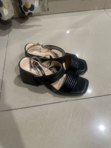 Black Heeled Sandals