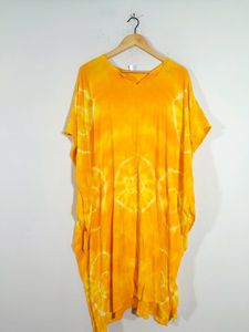 Yellow and White Kaftan ( Women's)