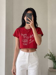 Red baby Tee