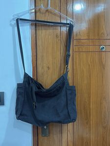 vintage canvas side bag