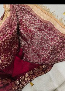 Exquisite maroon Lehenga Choli Set