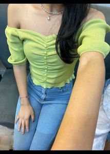 Trendy Off-Shoulder Ruched Top