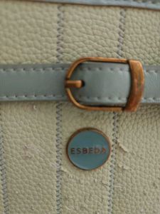 Light Green Textured Tote Bag