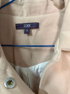 Stylish Pink Women's Coat