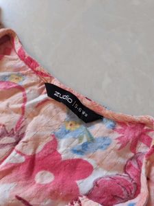 Floral Print Button-Up Dress