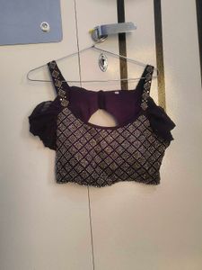 Predraped in purple