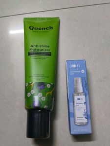 Quench Anti-shine Moisturizer & Plum Toner