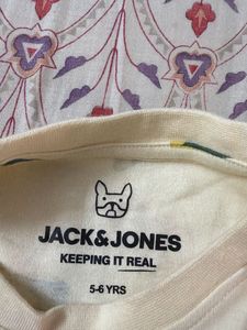 Jack &amp; Jones Orange Print T-Shirt