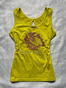 Yellow Summer Appeal Tank Top