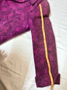 Paisley Print Overcoat
