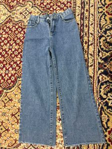 Wide Leg Denim Jeans