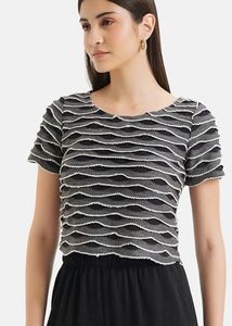 last price Stylish Ruffled Layered Top