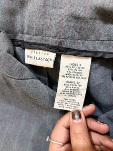 imported Women's Pinstripe grey Pants