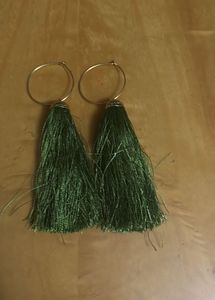 Tassel Hoop Earrings