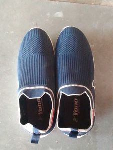 Yono Navy Blue Casual Shoes
