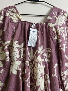 Floral Print Peplum Top