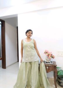designer Pastel Green Kurta Set