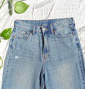 H&M Blue Mom Jeans