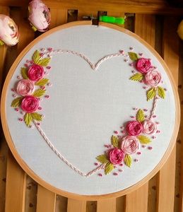 Hand Embroidered Hoop💖