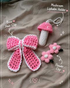 Crochet pink theme mini hamper