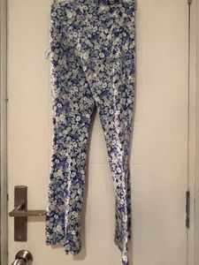 Floral Print Flared Pants