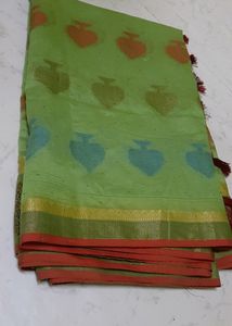 Elegant Green &amp; Gold Sari