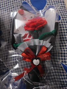 Crochet Rose Flower Bouquet