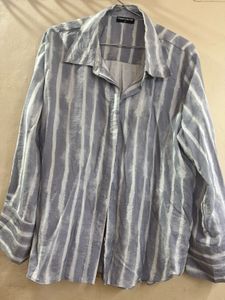 Red Tape Striped Men's Shirt