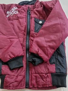 Maroon Bomber Jacket