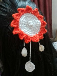 Boho  Crochet Hair Clips