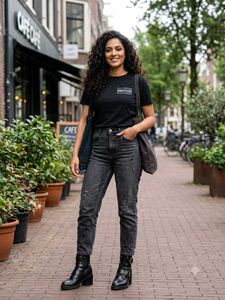 Jack & Jones Classic Black Crew Neck Tee