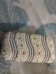 Elegant Beaded Clutch