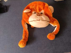 Cute Orange Plush Toy baby cap