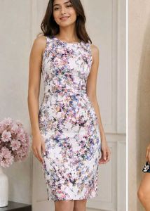 Chic Floral Sleeveless Dress