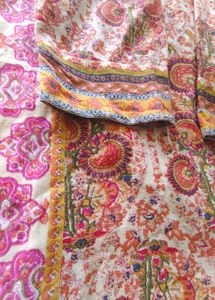 Vibrant Paisley Print Kurta