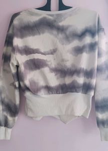 Tie-Dye Cropped Sweatshirt