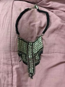 Chunky Statement Bib Necklace boho y2k