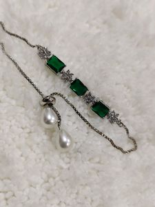 Emerald Stone Bracelet