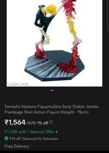 One Piece Vinsmoke Sanji Anime Figure