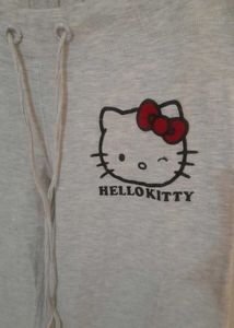 Cute Hello Kitty Grey Skinny Lounge pants