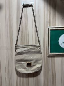 Guess Los Angels Beige Monogram Crossbody Bag