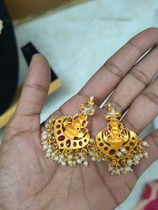 Traditional Lakshmi guttapusalu haram Earrings
