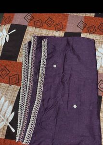 Elegant Purple Embroidered Kurta Set