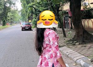 Stylish Pink Leaf Print Kurta