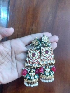 meenakari and kundan Necklace Set