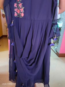 Beautiful Nevy 💙 Blue Colour Gown 😍😍